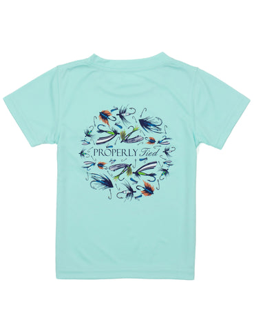 Properly Tied Seafoam Stay Fly Performance Tee