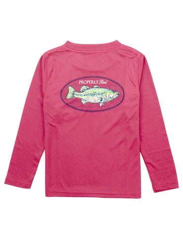 Properly Tied Cayenne Bass Performance Tee