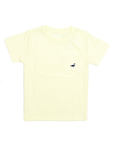 Properly Tied Light Yellow Parker Pocket Tee
