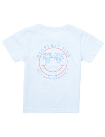 Properly Tied Periwinkle Smiley Tee