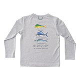Prodoh Heather Gray Performance Fishing Long Sleeve