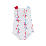 The Beaufort Bonnet Company America's Birthday Bows Sisi Sunsuit