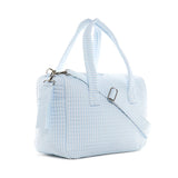 TRVL Blue Pimlico Stripe Quilted Stroller Bag