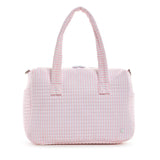 TRVL Pink Pimlico Stripe Quilted Stroller Bag