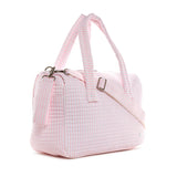 TRVL Pink Pimlico Stripe Quilted Stroller Bag