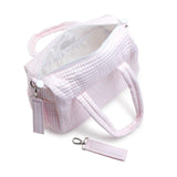 TRVL Pink Pimlico Stripe Quilted Stroller Bag