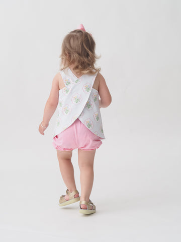 Cypress Row Blue Stripe Santa Rosa Stripe Swing Back Set
