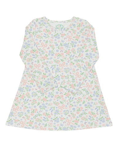Grace & James Kids Dotsy Floral Knit Dress