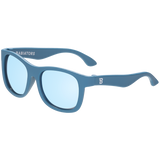Midnight Blue Polarized Kid Sunglasses with Mirrored Lens