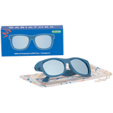 Midnight Blue Polarized Kid Sunglasses with Mirrored Lens