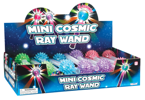 Mini 7" Cosmic Ray Light Up Wand- Assorted Colors