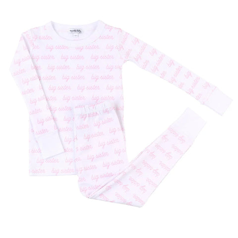 Magnolia Baby Big Sister Pajamas