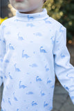 Grace & James Kids Dinosaur Turtleneck