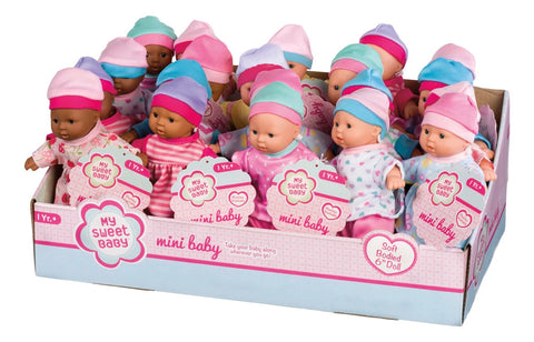 My Sweet Baby 6" Mini Babies- Assorted Colors