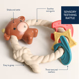 Ritzy Rattle™ Silicone Teether Rattles (2 Options)