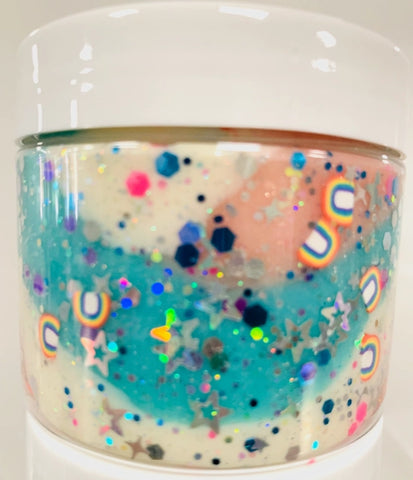 The Dough House Unicorn Vibes Sparkle Dough Jar