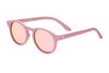 Pretty in Pink Polarized Keyhole Sunglasses w/ Mirrored Lens