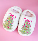 Christmas Tree Slippers- Kids