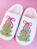 Christmas Tree Slippers-Adult