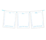 Over The Moon Add a Photo Banner- Blue