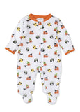 Kissy Kissy Hello Halloween Zip Footie