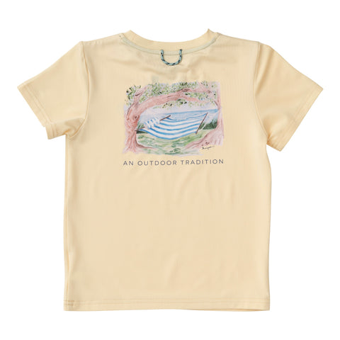 Prodoh Light Yellow Performance Fishing Tee- Short Sleeve