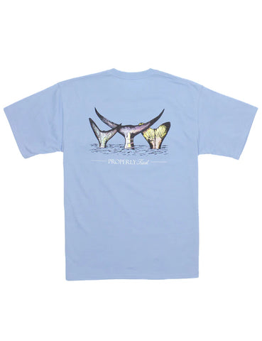 Properly Tied Light Blue Fish Out Of Water Tee