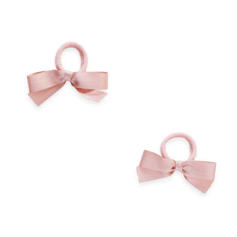 Eva's House Grosgrain Hair Tie Set- Ballet Pink