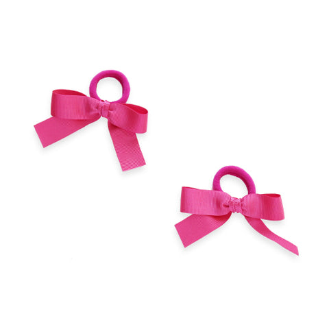 Eva's House Grosgrain Hair Tie Set- Watermelon Pink