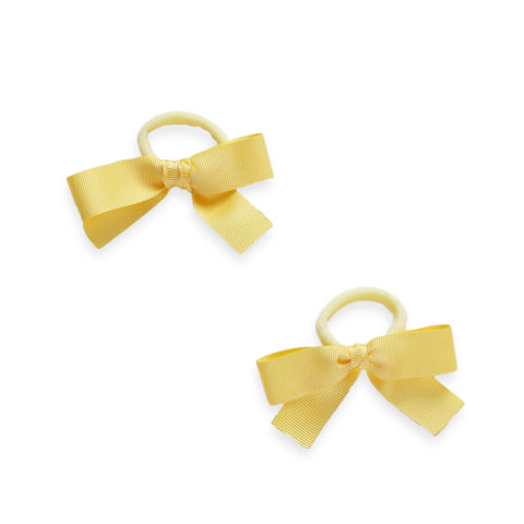 Eva's House Grosgrain Hair Tie Set- Yellow