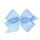 Wee Ones Scallop Bow-King (Multiple Colors)
