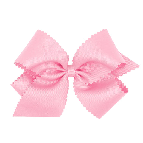 Wee Ones Scallop Bow-Medium (Multiple Colors)