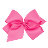 Wee Ones Scallop Bow-Medium (Multiple Colors)