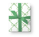 Simply Jessica Marie Bamboo Bows Christmas Watercolor Wrapping Paper