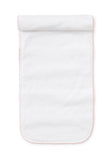 Kissy Kissy White/Pink Dot Burp Cloth