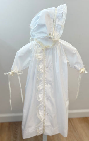 Baby Sen White Heirloom Day Gown Sett