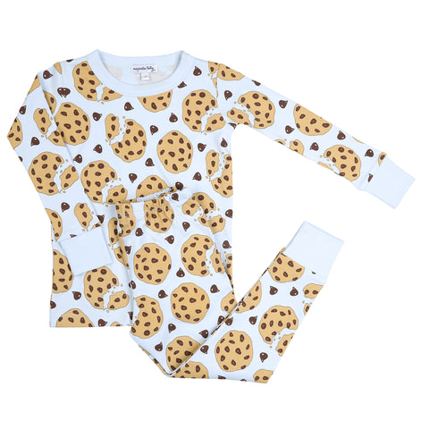 Magnolia Baby Blue Chocolate Chip Cookie Long Pajamas