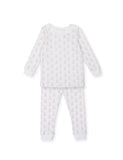 Lila & Hayes Blue Bunny Tails Long Pajamas