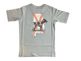 Southern Point Grey State of Alabama T Shirt-Orange