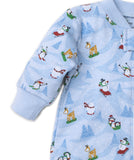 Kissy Kissy Frost Friends Blue Zip Pajamas