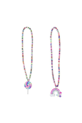 Great Pretenders Lollipop/Rainbow Necklace