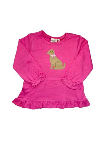 Luigi Kids Hot Pink Lab Long Sleeve Top