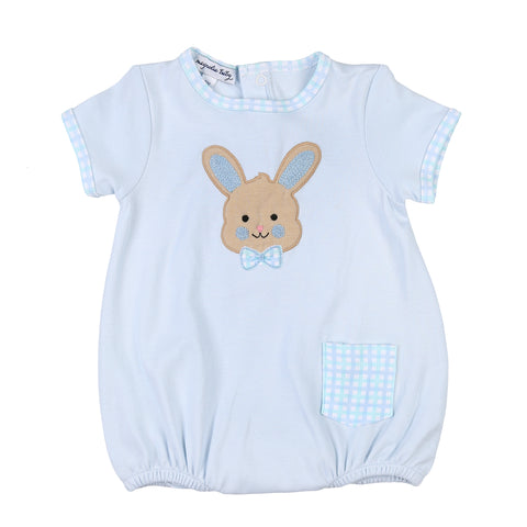 Magnolia Baby Happy Bunny Bubble-Blue