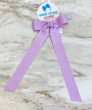 Wee Ones Grosgrain Bow with Tails-Mini (Multiple Colors)