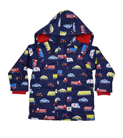 Korango Trucks & Cars Raincoat