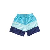 Prodoh Blue Blossom Color Block Swim Trunks