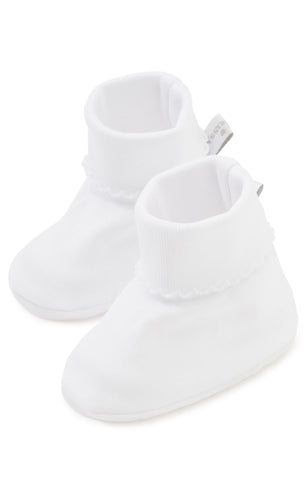 Kissy Kissy White Booties