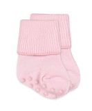 Jefferies Socks Smooth Toe Turn Cuff Sock (Pink, Blue, White)