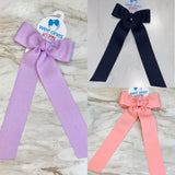 Wee Ones Grosgrain Bow with Tails-Medium (More Colors)