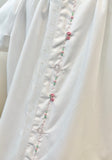 Baby Sen White Floral Embroidered Day Gown